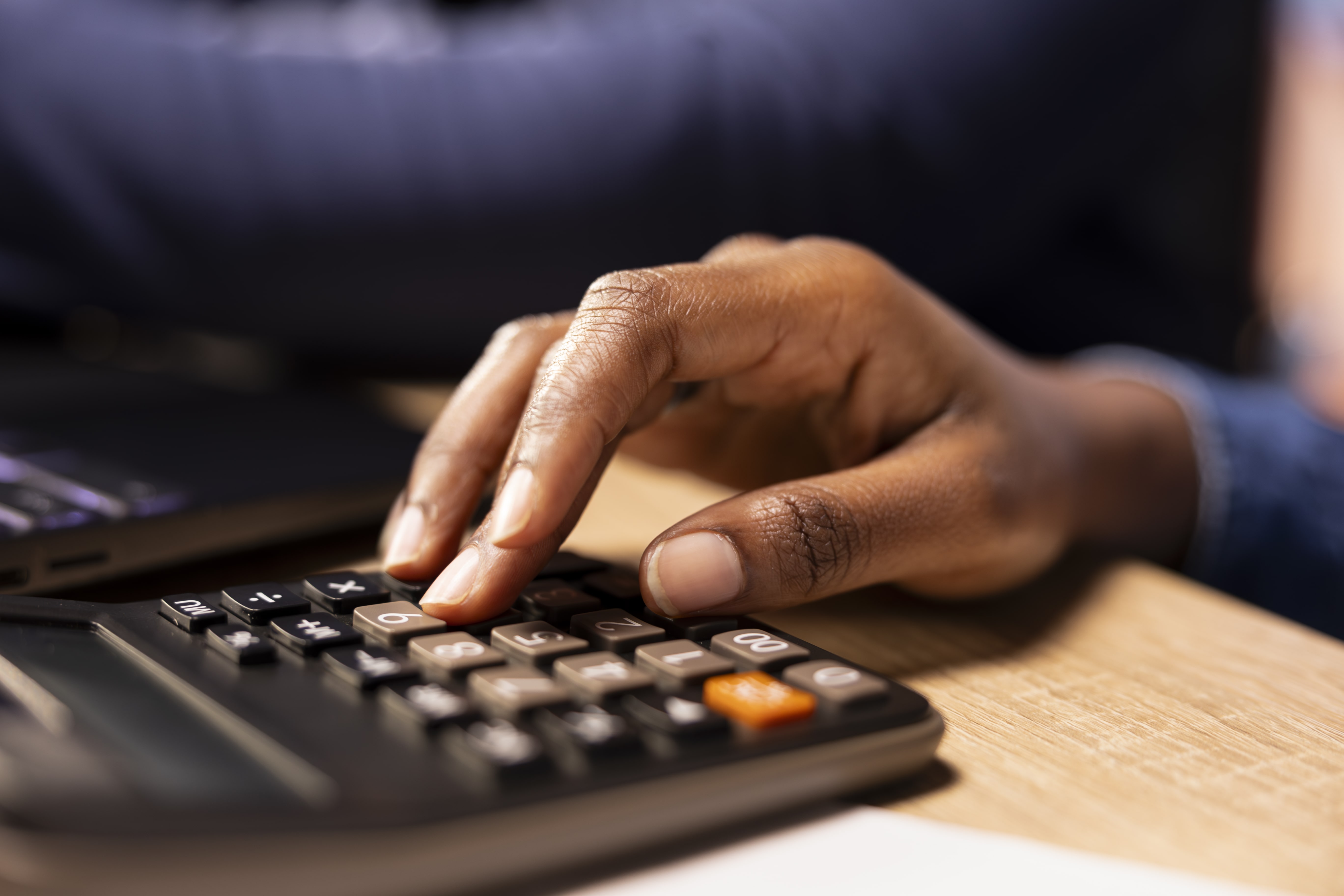 A professional team collaborating in a modern office environment. 